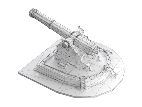 Cannon 3D Model
