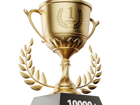 Troph&auml;e 3D Modell