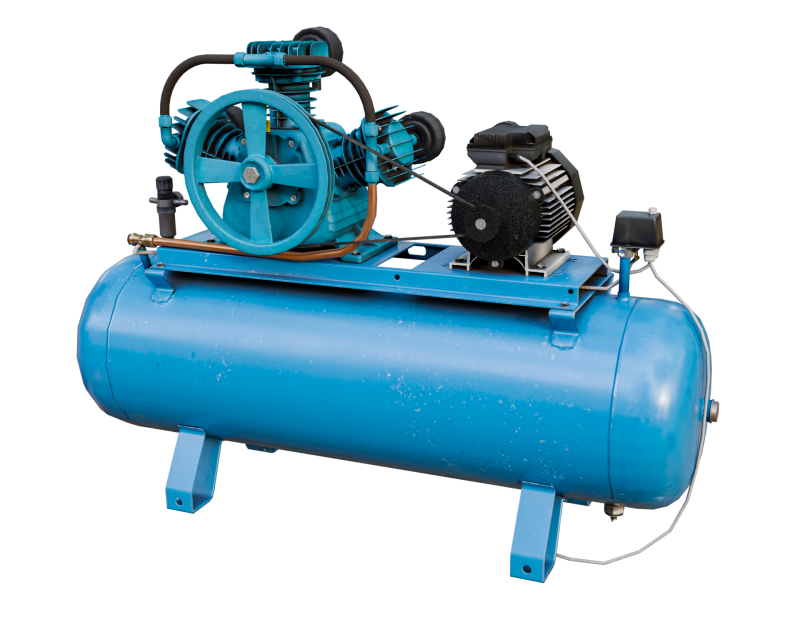 Air compressor 3D Модель .c4d .max .obj .3ds .fbx .stl .blend