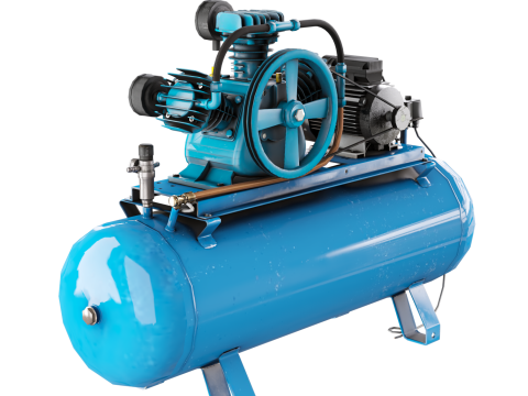 Air compressor 3D Модель
