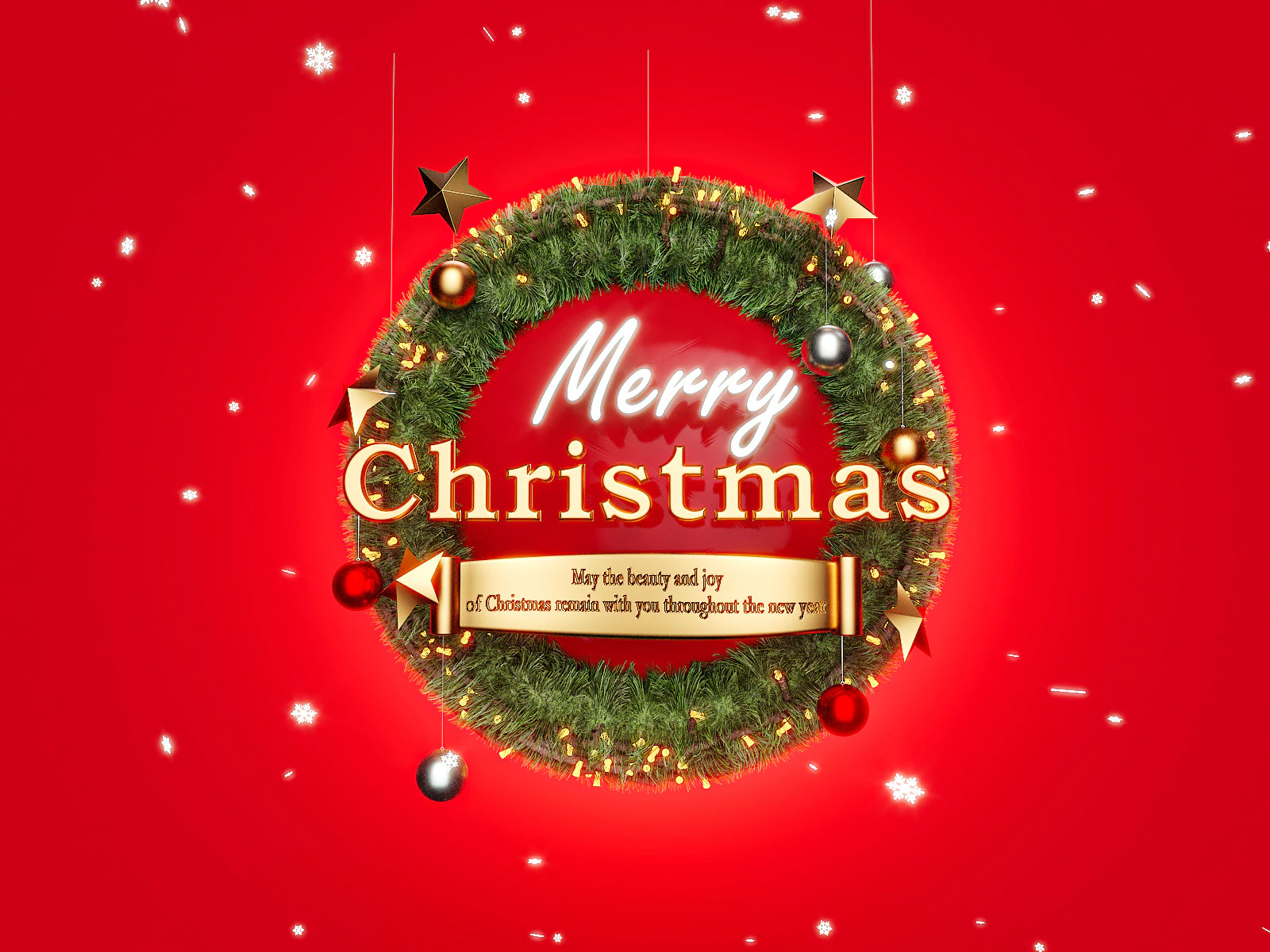 Christmas 3D Model .c4d .max .obj .3ds .fbx .stl .blend