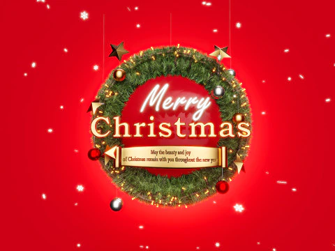 クリスマス 3Dモデル