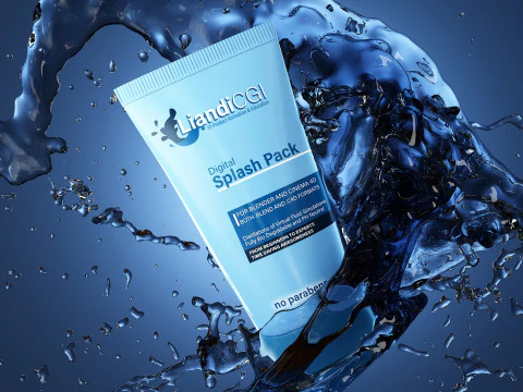 洗顔料 3Dモデル