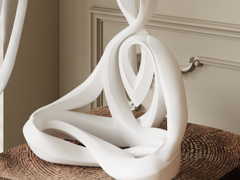 Lotus Sculpture Ornament 3D Print Model