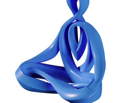Lotus Sculpture Ornament 3D Print Model