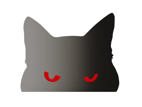 Cabe&ccedil;a de gato im&atilde; de geladeira Modelo de Impressão 3D