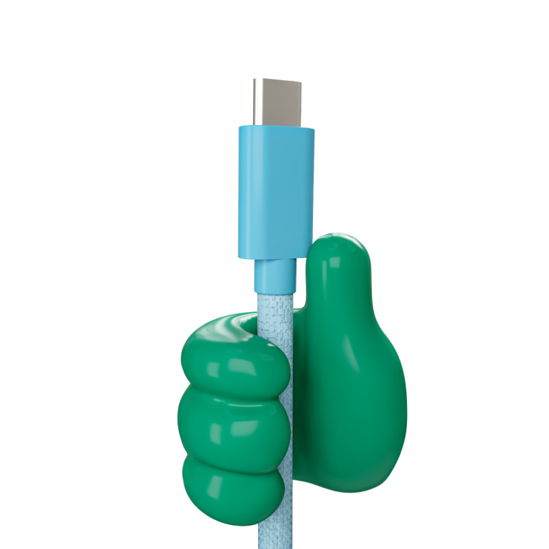 Data Cable Clip 3D Model .c4d .max .obj .3ds .fbx .stl .blend