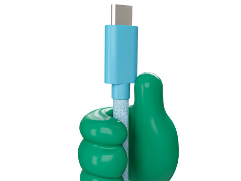 Data Cable Clip 3D मॉडल