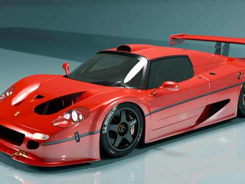 Ferrari F50 GT 1996 3Dモデル