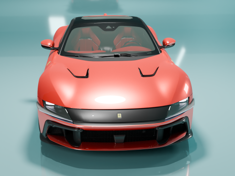 Ferrari 12Cilindri 2024 Model 3D