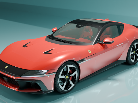 Ferrari 12Cilindri 2024 Model 3D