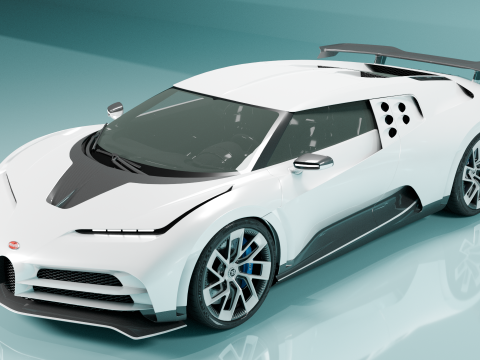 Bugatti Centodieci 2019 3D Model