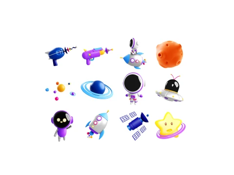 Space astronaut 3D Model