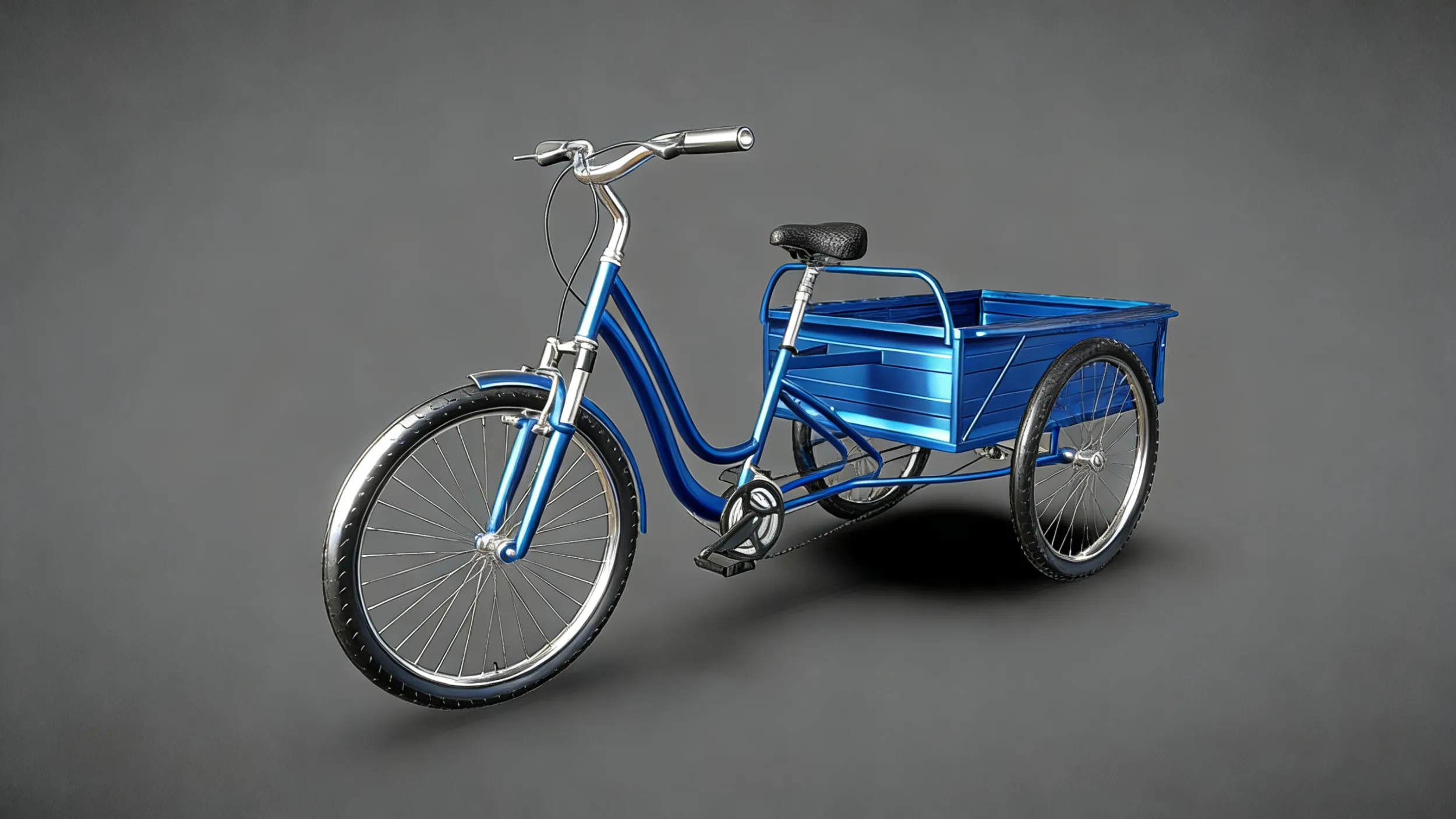 Cargo tricycle 3D Model .c4d .max .obj .3ds .fbx .stl .blend 