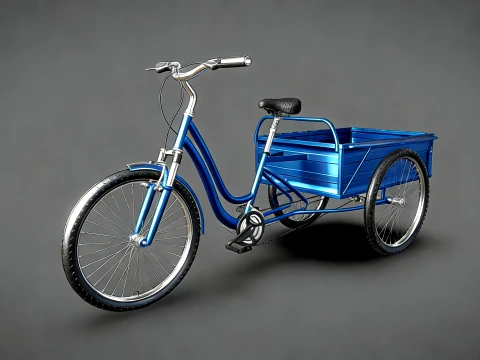 Trójkołowy towar Model 3D