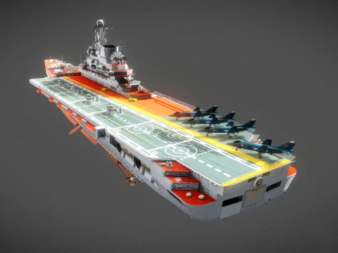 Aircraft carrier 3D Model