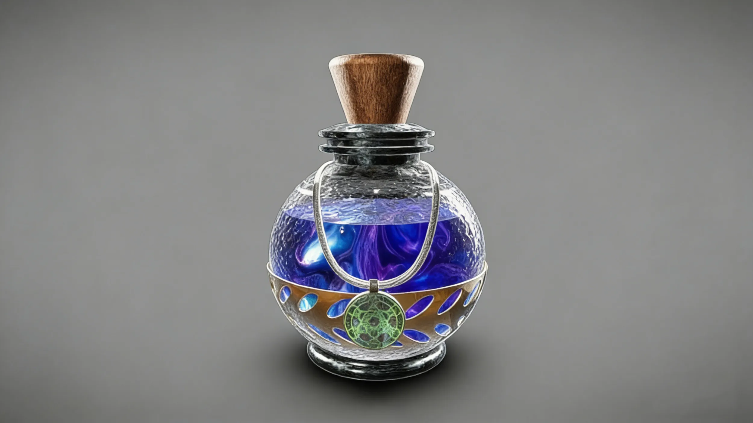 Alchemical potion 3D Model .c4d .max .obj .3ds .fbx .stl .blend 