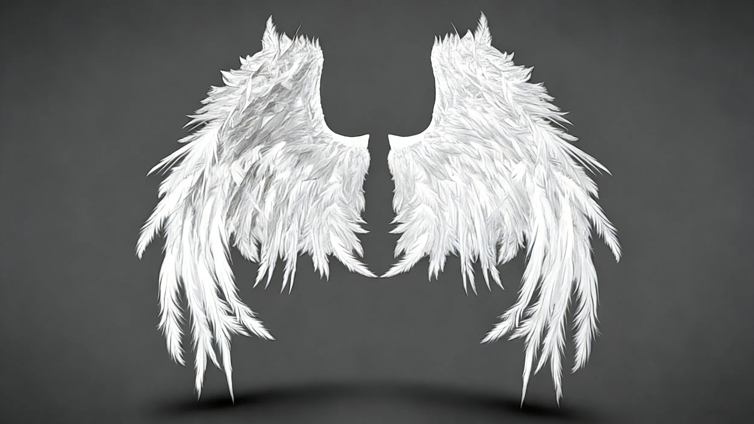 Angel wings 3D Model .c4d .max .obj .3ds .fbx .stl .blend