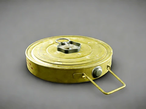 Anti tank mine 3D Model