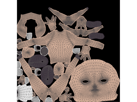 Stylized Ninja Girl Game Ready Character Pack 3D Model