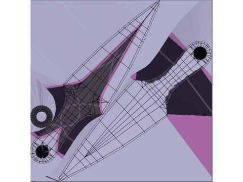 Stylized Ninja Girl Game Ready Character Pack 3D Model