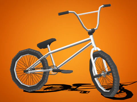 Stylized BMX Bike 3D Model