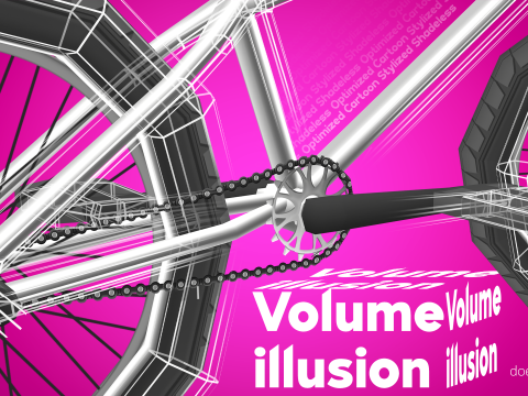 Stylized BMX Bike 3Dモデル