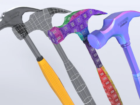 Pacote de acess&oacute;rios de ferramentas b&aacute;sicas Modelo 3D