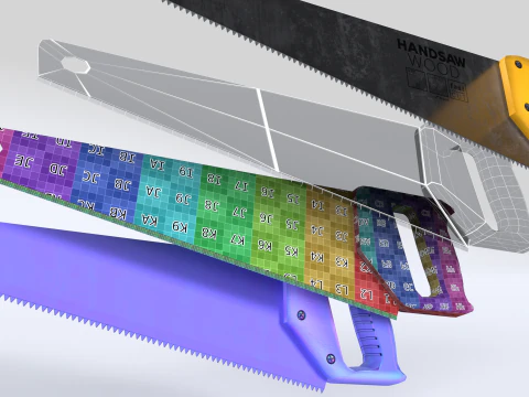 Pacote de acess&oacute;rios de ferramentas b&aacute;sicas Modelo 3D