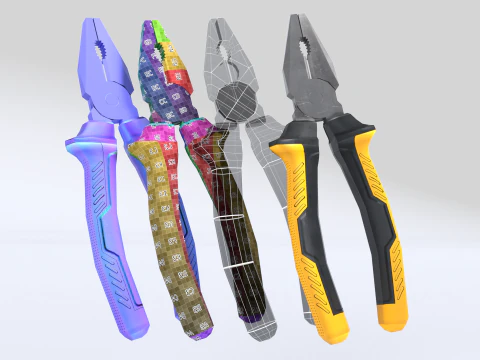 Pacote de acess&oacute;rios de ferramentas b&aacute;sicas Modelo 3D