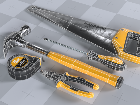 Starter Tools Prop Pack 3D Model