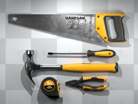Starter Tools Prop Pack Modèle 3D