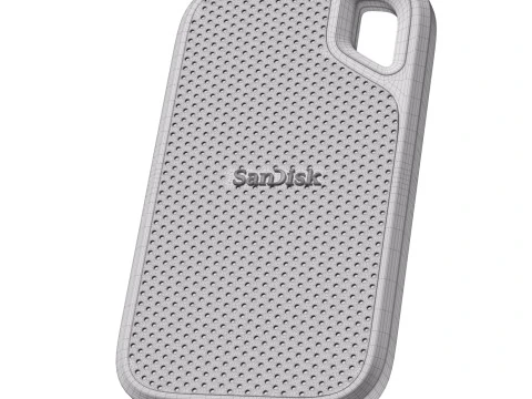 SanDisk Extreme Portable SSD 3D Model