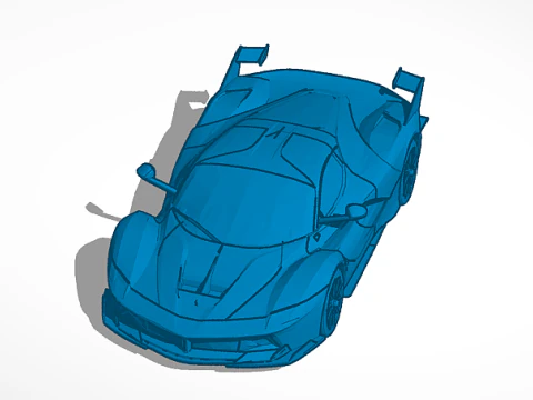 Ikan Pari Corvette Model Cetak 3D