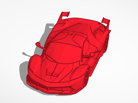 Corvette Stingray 3D प्रिंट मॉडल