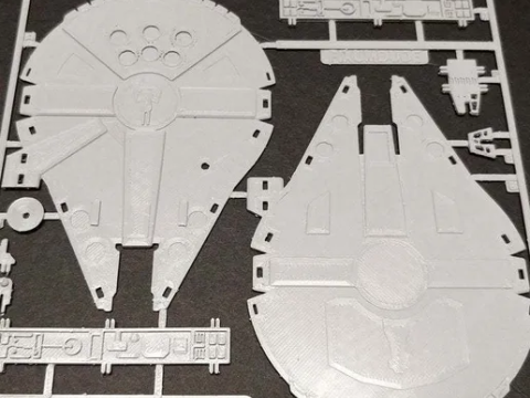 Millennium Falcon 3D 打印模型