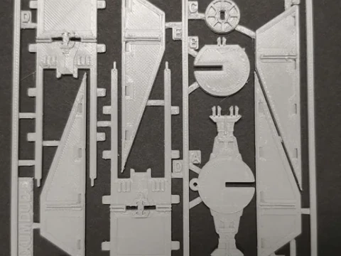 타이 파이터 요격기 3D 프린트 모델