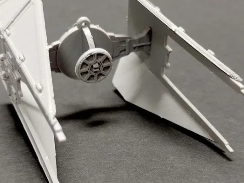 Tie Fighter interceptor 3D Print Model