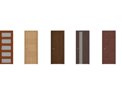 Modern doors set 3D Model