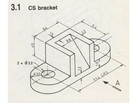 CSBRACKET Model 3D
