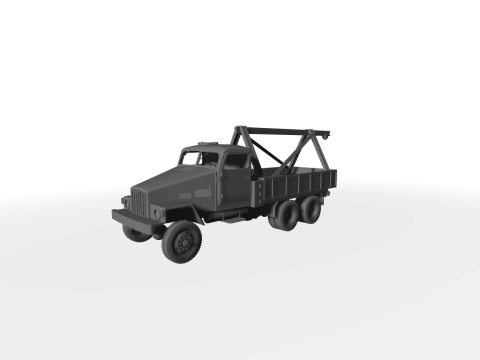 IFA G5 Behelfskran 3D-Modell 3Dモデル