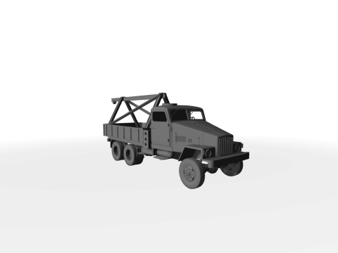 IFA G5 Behelfskran 3D-Modell 3Dモデル