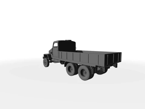 IFA G5 Pritsche 3D-Modell 3D Model