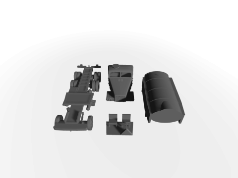 IFA G5 Tankwagen 3D-Modell Model 3D