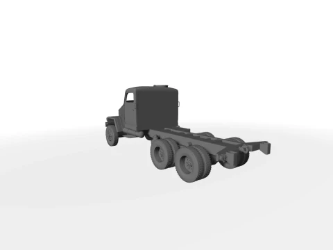 IFA G5 ohne Aufbau 3D-Modell 3D Model