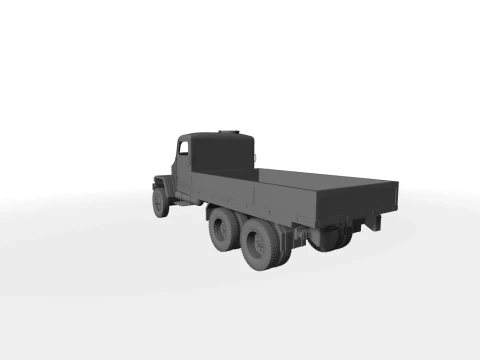 IFA G5 Pritsche typ02 3D-Modell 3D Model