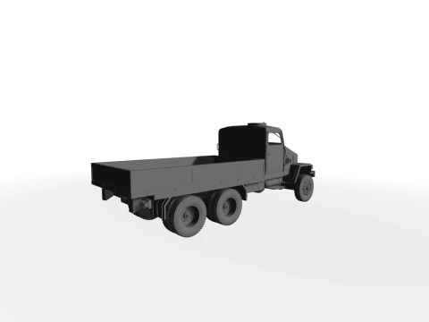 IFA G5 Pritsche typ02 3D-Modell 3D Model