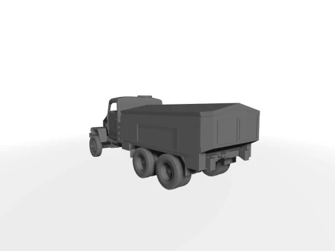 IFA G5 Gelndeentgiftungsfahrzeug 3D-Modell 3D Model