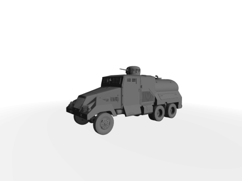 IFA G5SK2 WaWe Wasserwerfer 3D-Modell 3Dモデル