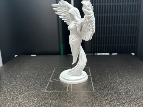Modern Angel Sculpture Collectible STL 3D Print Modello 3D